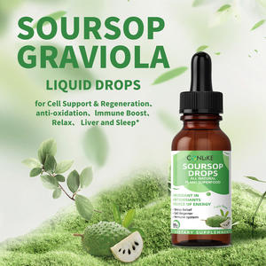 Gocce Liquide di Graviola Biologica con Estratto di Foglie di Graviola e Vitamina C in Bottiglia, Fornitura Diretta dalla Fabbrica, Ordini all'Ingrosso, Etichetta Privata OEM - Product Image 5