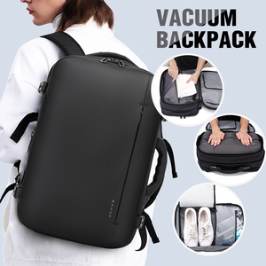 Large Capacity Men's Travel Vacuum Seal <b>Backpack</b> Storage Waterproof Business Travel Expandable Letter Weighable <b>Computer</b> airbag - Product Image 4