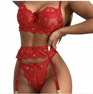 K2084 Nouveaux pyjamas pour femmes en stock, imprimé tendance, fleurs, 2 pièces par ensemble, vêtements de nuit pour femmes - Product Image 2