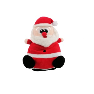 دمية رجل الثلج الاحتفالية المحشوة الناعمة مع وشاح لديكور العطلات ألعاب قطيفة - Product Image 5