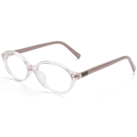 Monture de lunettes optiques ovales rétro Elan Optical YB9301 en acétate à monture complète pour femme, disponible avec verres de prescription – Grande Vente