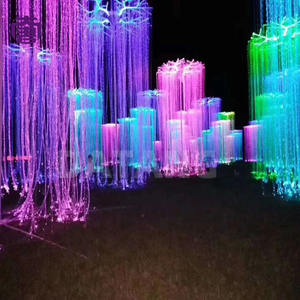 Lámpara LED de Alta Calidad con Forma de Árbol de Sauce, Decoración Escénica con Ramas Colgantes para Caminos y Campus, en Venta - Product Image 2