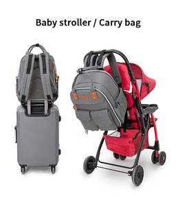 Bolsa de Pañales Multifuncional, <span class=keywords><strong>Mochila</strong></span> de Viaje para Mujer, Mamá y Bebé, <span class=keywords><strong>Mochila</strong></span> de Viaje <span class=keywords><strong>3</strong></span> <span class=keywords><strong>en</strong></span> <span class=keywords><strong>1</strong></span> de Poliéster Impermeable de Alta Calidad - Product Image 5