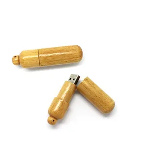 Wooden Cylinder Shape USB Gadget 2.0 3.0 16 gb 32gb pen drive 64 gb 128gb wooden memorias usb memory wood usb flash drives