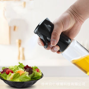 厨房烹饪2合1玻璃橄榄油醋液体喷雾橄榄油分配器和喷雾器厨房烹饪瓶罐 - Product Image 4
