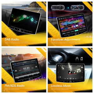 <span class=keywords><strong>Autoradio</strong></span> rotatif Podofo <span class=keywords><strong>10</strong></span>,1'' 1DIN 6+128G avec Carplay/Android Auto sans fil, <span class=keywords><strong>autoradio</strong></span> Android pour voitures universelles - Product Image 3