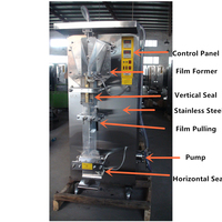 Machine de Remplissage et de Scellage de Sachets Film WANHE AS1000 pour Lait, Jus, Boissons, Mini-Sachets de Glace Pures, Eau, Machine d'Emballage d'Eau