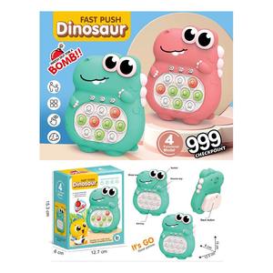 Vente chaude nouveau <span class=keywords><strong>dinosaure</strong></span> <span class=keywords><strong>Pop</strong></span> jeu rapide rapide Push <span class=keywords><strong>It</strong></span> filles Console jeu électrique Silicone Fidget jouets - Product Image 2