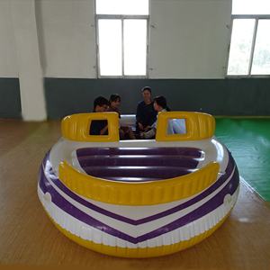 <span class=keywords><strong>Bateau</strong></span> gonflable de loisirs estival pour 6 personnes, nouvelle conception, PVC, flottant, portable, usage commercial, bord de mer - Product Image 5