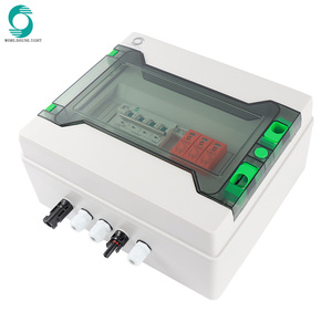 WSDB-PV1/1 IP65 étanche 1 entrée 1 sortie 1 chaîne 16A 1000V DC PV panneau solaire boîte de combinaison de puissance pour système de réseau de panneaux solaires - Product Image 2