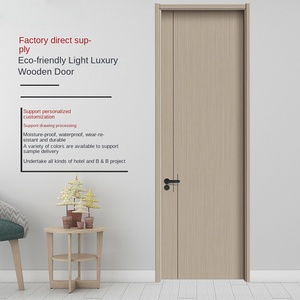 Tùy Chỉnh Cao cấp Khách Sạn Nội Thất Cửa Cách Âm Carbon Pha Lê Rắn Cho Phòng Ngủ Sơn Miễn Phí Sợi Thủy Tinh Bên Ngoài - Product Image 6