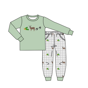 Conjunto de Ropa Deportiva de 2 Piezas para Niño, Diseño Personalizado de Patos Mallard, 95% Algodón, 5% Elastano, Ropa para Hermanos - Product Image 4