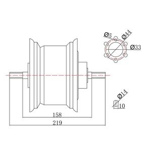 มอเตอร์ดุม<span class=keywords><strong>ล้อ</strong></span>15นิ้ว6-12กม./ชม. ความเร็วต่ำแรงบิดสูงไร้แปรงถ่าน100Nm สำหรับ handcart เครื่องตัด<span class=keywords><strong>หญ้า</strong></span> - Product Image 2