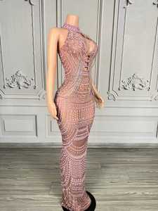 Abito da Sera Senza Maniche Verde con Strass e Rete, Costume per Spettacoli, Abito da <span class=keywords><strong>Sirena</strong></span> Personalizzato per Eventi e Boutique, Direttamente dalla Fabbrica Ocstrade - Product Image 3