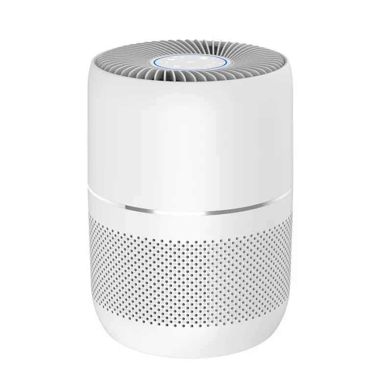 Carbone attivo filtro hepa desktop di casa in camera mini portatile purificatore d'aria con la luce di notte