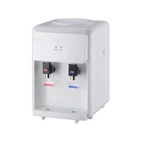 Refroidisseur de table en bouteille de bureau de belle apparence Mini distributeur d'eau chaude et froide