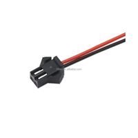 Kabel Harness HTP90101 Sepasang Kabel Steker Jantan Betina Terminal LED Konduktor Tembaga ROHS PVC Merek HITEC 3.0A 250V Lampu LED Mobil
