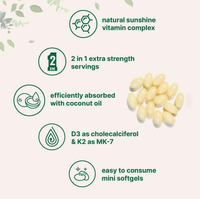 Complément multivitaminé végétarien en gélules OEM Vitamine D3 + K2, améliore l'immunité, sans produits laitiers