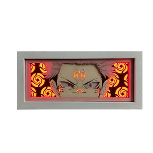 Nouveau Design Veilleuse Na <span class=keywords><strong>Anime</strong></span> Action Figure <span class=keywords><strong>Demon</strong></span> <span class=keywords><strong>Slayer</strong></span> Dragon Balls Lampes En Papier Chambre Veilleuse Cadeau Promotion - Product Image 2