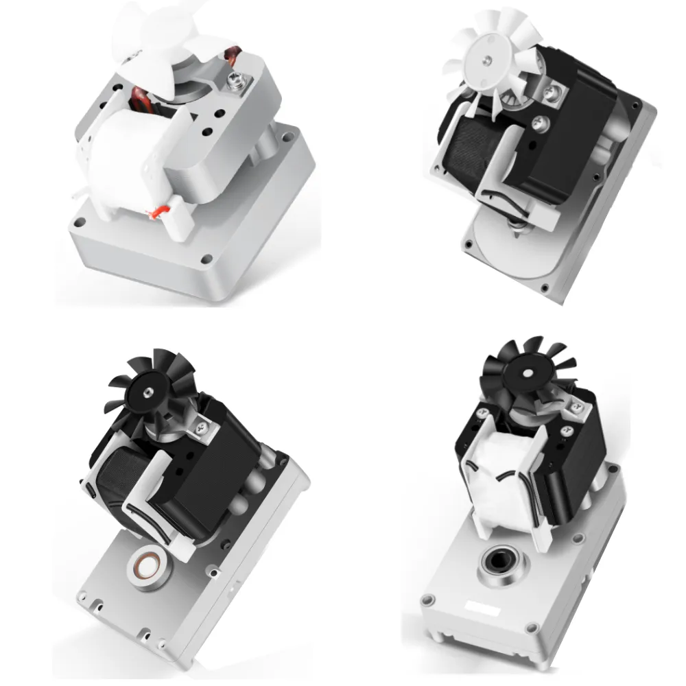 추천 중국 낮은 RPM 240v AC 기어 모터 음영 극 기어 모터