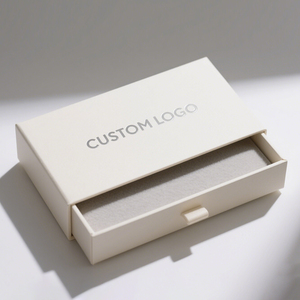 Thiết kế sang trọng tùy chỉnh ưa thích in vuông các tông trượt ngăn kéo đóng gói quà tặng Hộp bao bì hộp - Product Image 1