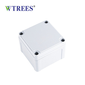 กล่องจ่ายไฟพลาสติกกันน้ำ Wtrees Ip65 Abs กล่องรวมสายไฟแบบปิดผนึกสำหรับใช้งานกลางแจ้งและในอาคาร สีขาว ติดตั้งด้วยสกรู - Product Image 5