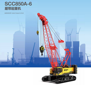 Grue sur chenilles de marque chinoise de premier plan, modèle 85T, très demandée, avec prix d'usine, grue sur chenilles 85 tonnes SCC850A - Product Image 2