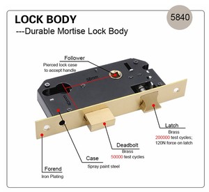 <span class=keywords><strong>Set</strong></span> Kunci Pintu Mortise Kuningan Desain Sederhana Ramah Lingkungan Minimalis, Gagang Pintu Persegi Panjang, Kenop Pintu Masuk dan <span class=keywords><strong>Deadbolt</strong></span> Harga Terjangkau - Product Image 5