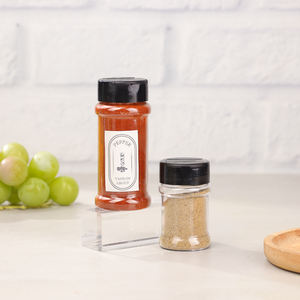 BPA miễn phí rỗng <span class=keywords><strong>1</strong></span> oz 6oz bán buôn nhà bếp Salt Pepper Shakers Chất <span class=keywords><strong>l</strong></span>ượng cao nhựa gia vị gia vị gia vị chai <span class=keywords><strong>Jar</strong></span> - Product Image 4