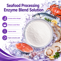 Solution enzymatique en vrac pour la transformation des produits de la mer, avec enzymes de hydrolyse de protéines animales pour la saveur de poisson et la transformation approfondie