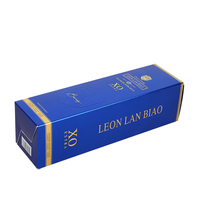 Boîtes rigides personnalisées en carton blanc jetable pour un bouteille de whisky, avec logo, gaufrage, dorure à chaud et pelliculage mat – Vente en gros