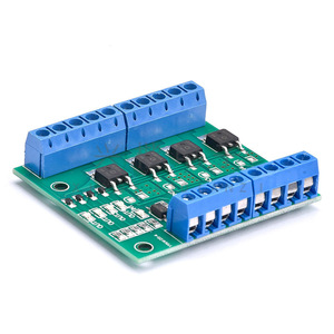 Module de commande MOSFET 4 canaux DC 12V avec isolation optocoupleur pour contrôle de moteur PLC - Product Image 3