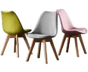 批发餐椅餐厅家具pu垫塑料餐椅法国咖啡店椅子