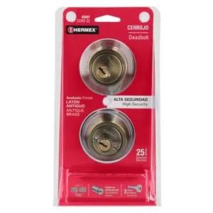 Master con 24 unità in ottone antico chiave-catenaccio a chiave, chiave a punta, HERMEX - Product Image 4