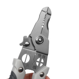 Multi Functional Electrician Shears Stainless Steel Wire Strippers Industrial Grade For Electrical Use - Product Image 2