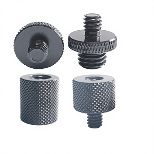 Vis de caméra 1/4 3/8, vis de conversion 1/4 M5 M8 M10, adaptateur de tête de trépied, vis de support de diffusion en direct, fabrication chinoise, non usinée par CNC - Product Image 5