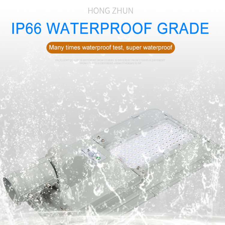 IP66 impermeable al aire libre 100 de 180 w integrado todo en una luz de calle solar llevada