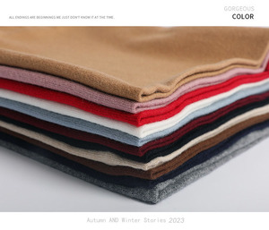 Écharpe d'hiver en tricot décontractée pour <span class=keywords><strong>l</strong></span>'extérieur, couleurs unies, cache-cou Winterl - Product Image 6
