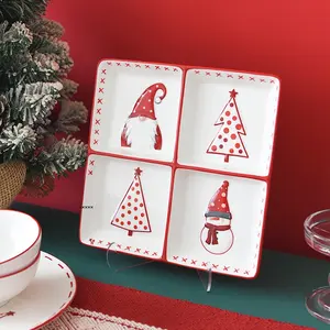 Meilleures ventes <span class=keywords><strong>Amazon</strong></span>, ensemble <span class=keywords><strong>de</strong></span> vaisselle en céramique <span class=keywords><strong>de</strong></span> Noël créatif comprenant un bol et une tasse pour accrocher la décoration - Product Image 3