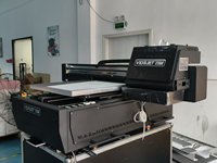 Machine d'impression UV de bureau 60*90cm pour enseignes publicitaires en acrylique, coques de téléphone, effet de gaufrage 3D réel