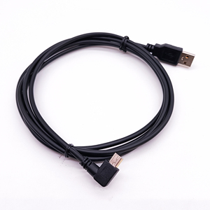 <span class=keywords><strong>Mini</strong></span> 90 độ góc bên phải khuỷu tay 3A sạc nhanh USB C Cáp dữ liệu dòng cho điện thoại Android bền kim loại sạc - Product Image 5