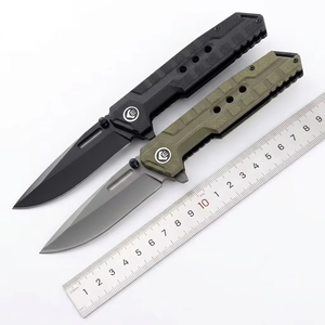 Couteau pliant tactique professionnel de chasse avec lame en acier D2, poignée en G10, roulement à billes, logo personnalisé OEM - Product Image 6