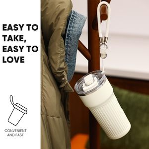 <span class=keywords><strong>Mug</strong></span> isotherme portable EVERICH 700 ml, 100 % étanche, sans BPA, avec poignée de transport pour voiture et usage quotidien - Product Image 4