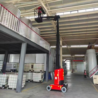 Nouvelle plateforme élévatrice mobile à ciseaux de haute qualité 8m, capacité 230kg-450kg, équipement de levage hydraulique électrique en alliage d'aluminium pour haute altitude
