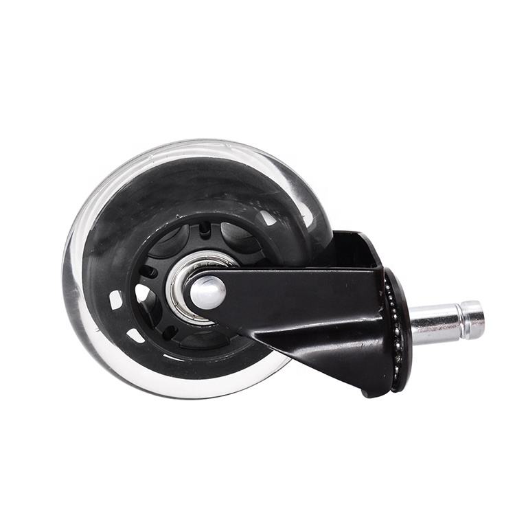 3-Inch Polyurethane Office Chair SWIVEL Caster Wheels All Floors Replacement Wheel