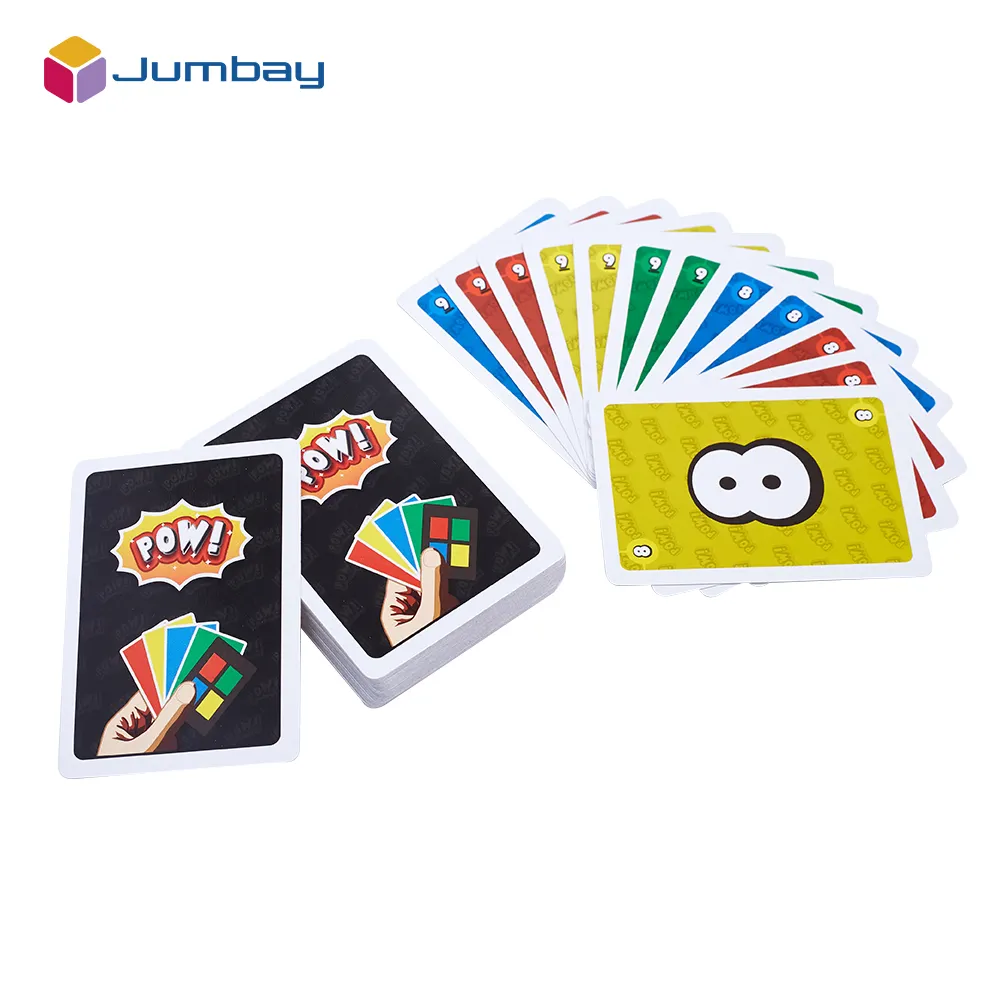Hot kustom kualitas tinggi ukuran boneka Mini ukuran kecil desain jumlah besar anak-anak bermain kartu permainan dengan kotak kertas