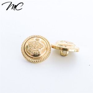 Botón de abrigo de plástico de Color dorado con Logo de marca personalizado, para ropa/<span class=keywords><strong>Jean</strong></span>/bolso/etiqueta - Product Image 3