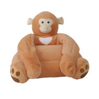 Sac de fèves de singe lesté en peluche super douce, rempli de coton PP pour soulager le stress, matériau en peluche longue pour les anniversaires