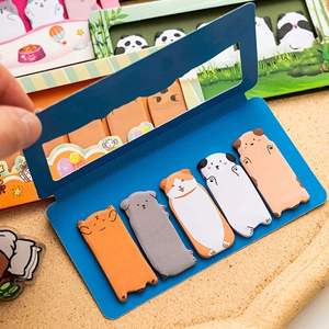 Animal Park Ins Style <b>Memo</b> <b>Pad</b> Cute High Beauty Self-Adhesive Thumb Stickers for Office School Back-to-School Essentials - Product Image 4