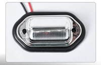 6 LED éclairage de plaque d'immatriculation de voiture pour SUV camion remorque Van Tag étape lampe ampoules blanches produits de voiture éclairage de plaque d'immatriculation